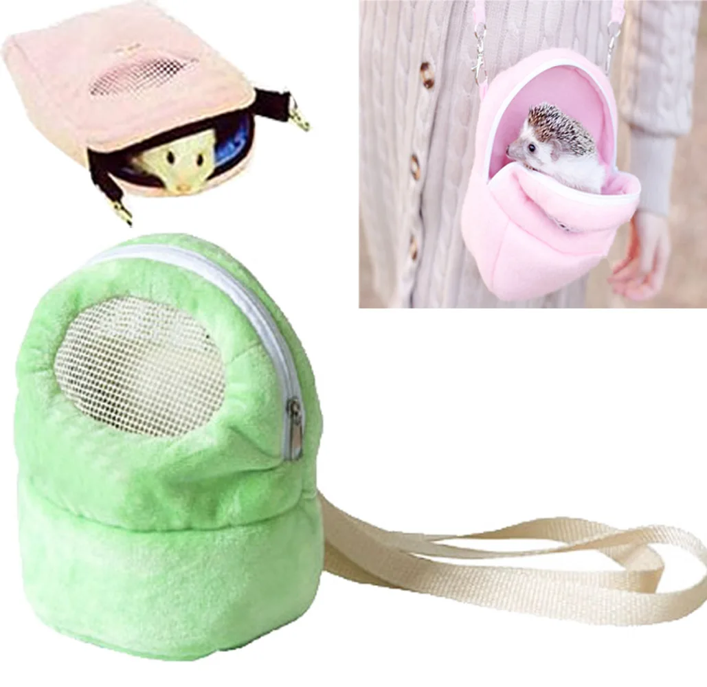 

Soft Hamster Small Pet Carrier Bag Portable Travel Handbag for Hedgehog Guinea Pigs Sugar Glider Pouch Bag Breathable