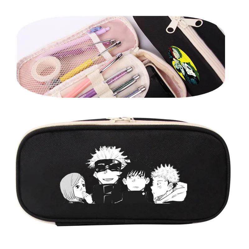 

Anime Jujutsu Kaisen Gojo Satoru Fashion Pencil Cases Large Capacity Pencil Box School Pen Bag Supplies Pencils Stationery