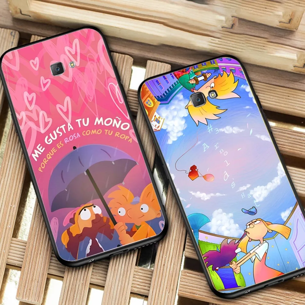 H-Hey A-Arnold H-Helga Cute Funny Cartoon Phone Case For Samsung J 7 Plus 7core J7 Neo J6 Prime J4 J5 Mobile Cover