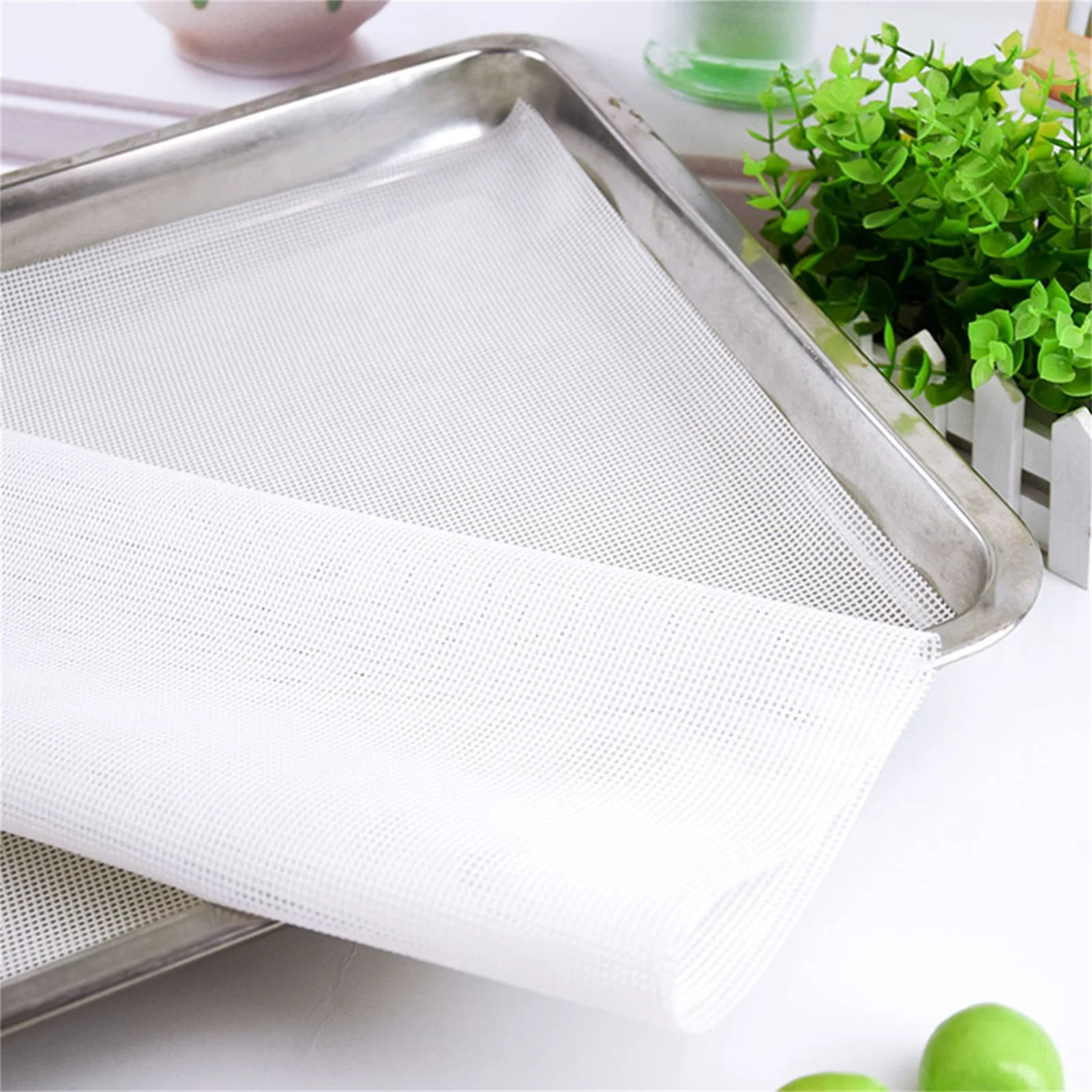 

Silicone Dehydrators Sheet For Food Nonstick Square Steamer Mat Heat Resistant Fruit Dehydrator Mesh Reusable Baking Mats For