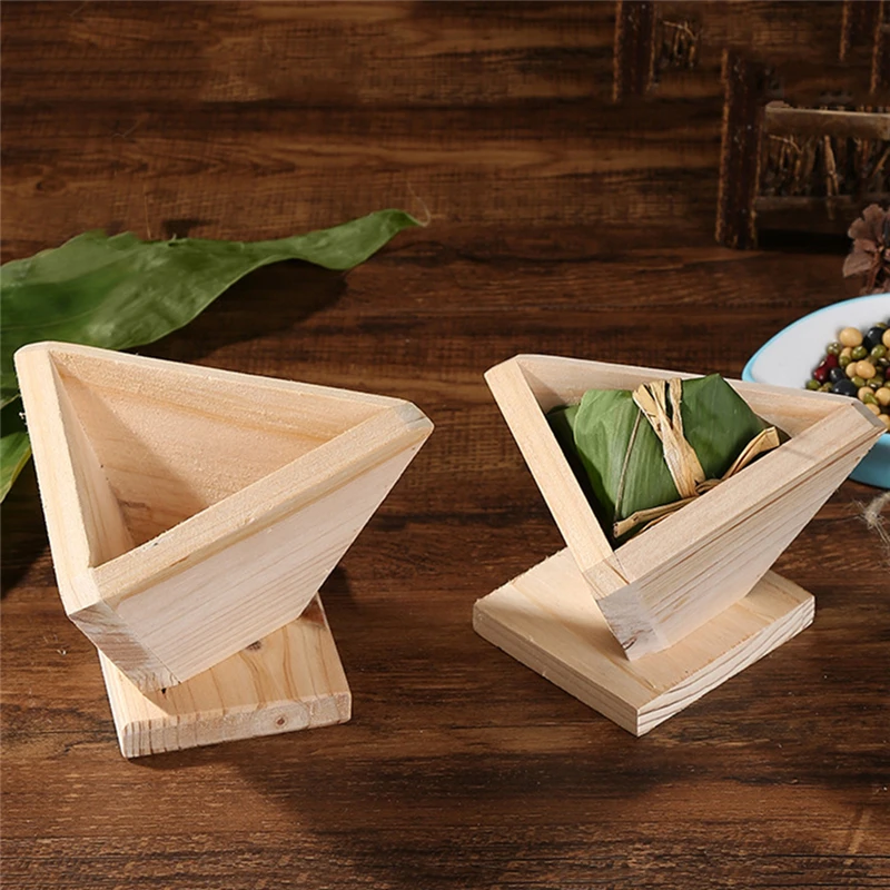Форма для выпечки «сделай сам» Zongzi, традиционная китайская форма для выпечки рисового пудинга, деревянные кухонные инструменты, новые кухо...