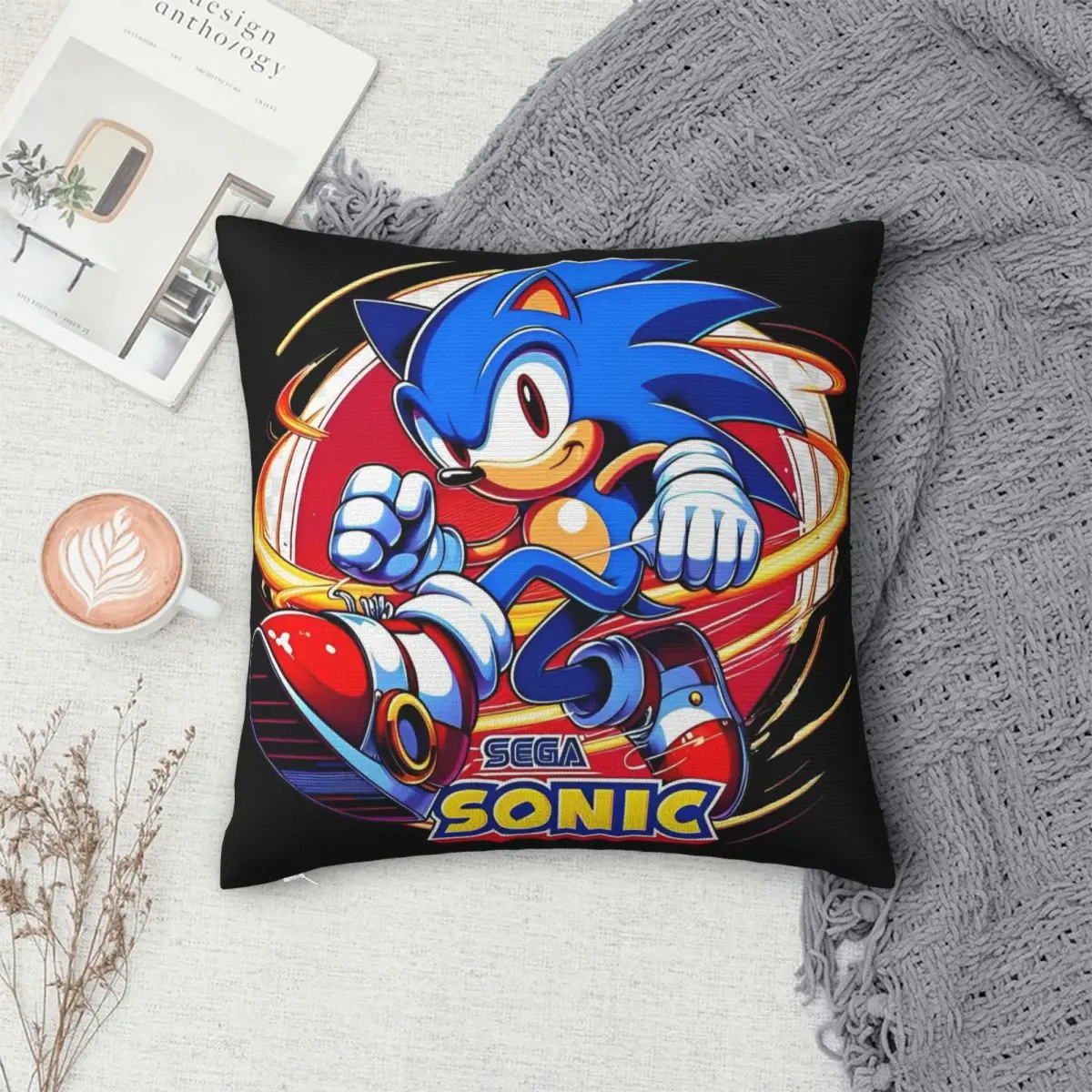 S-Sonics The H-Hedgehogs наволочка полиэстер декоративная кровать квадратная 40*40 см