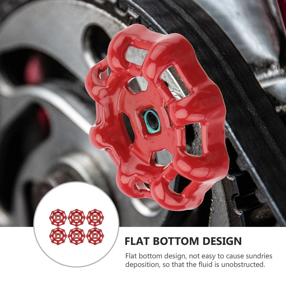 6-шт. часть ручки воротного клапана круглое колесо металлический чугунный