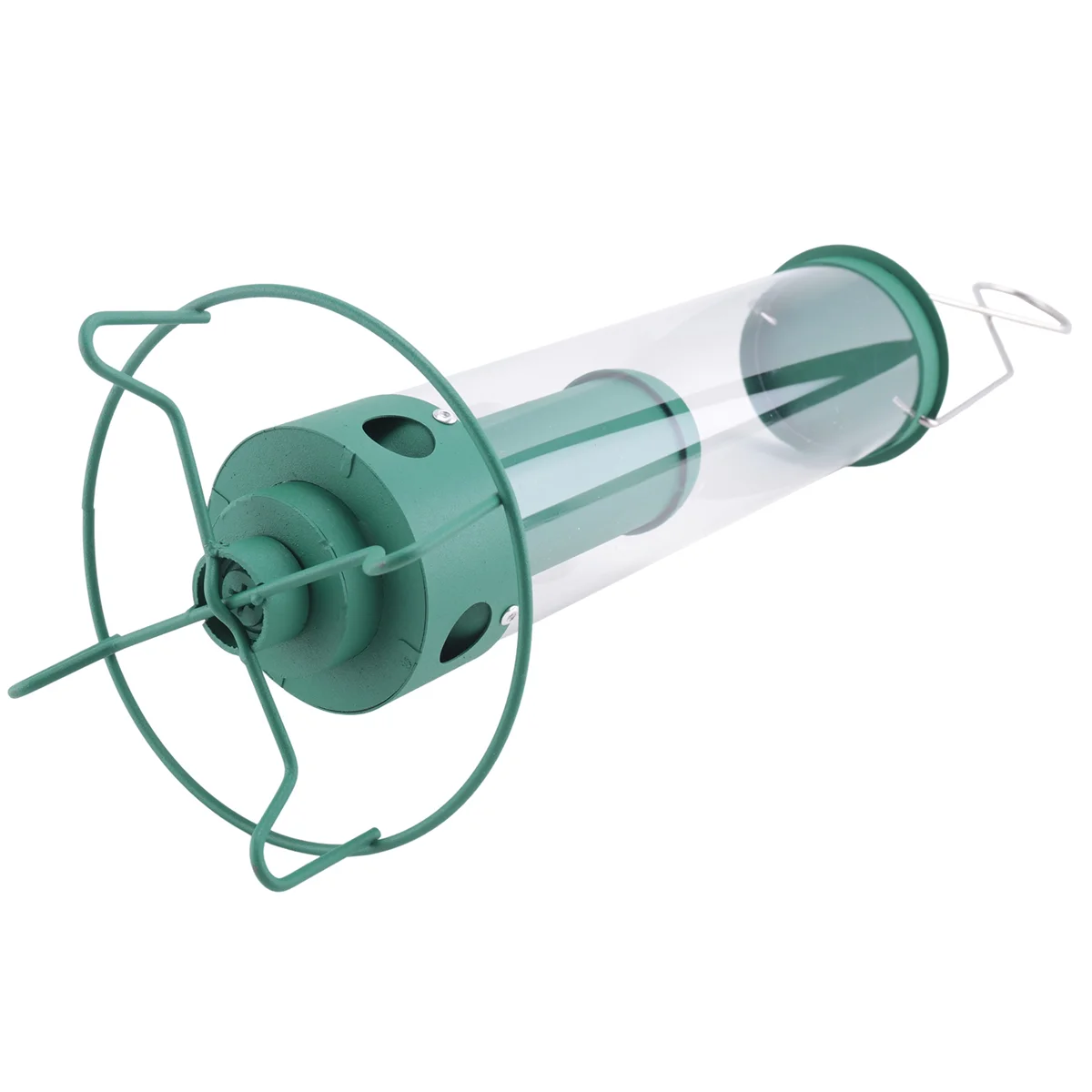 Уличная кормушка для птиц с защитой от белки подвесная несколькими отверстиями