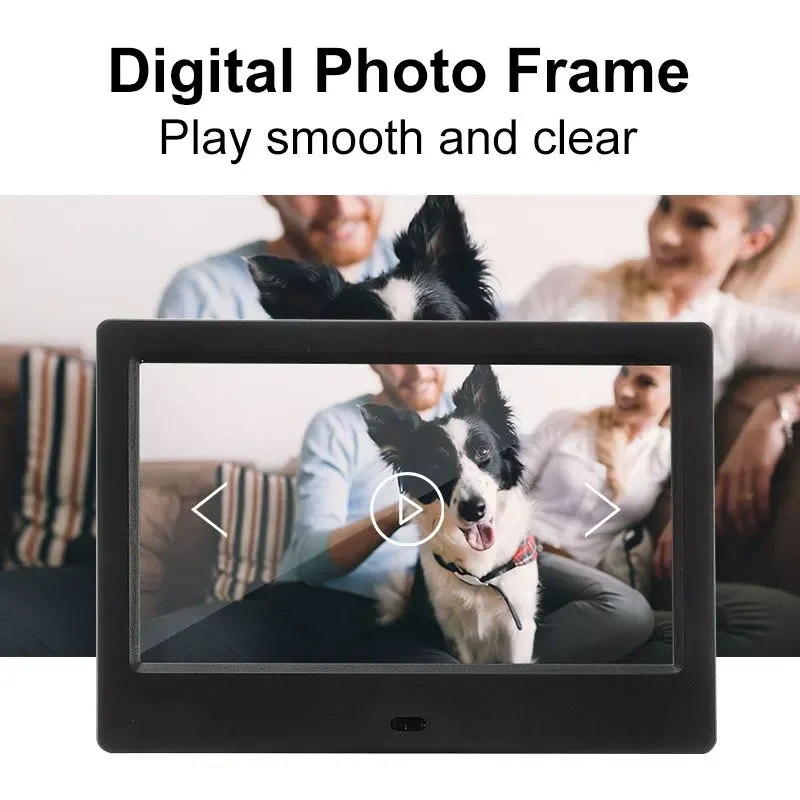 7 inch Screen 16:9 Digital Photo Frame Electronic Album Picture Music Movie Full Function Good Gift Home Decoration Calendar enlarge