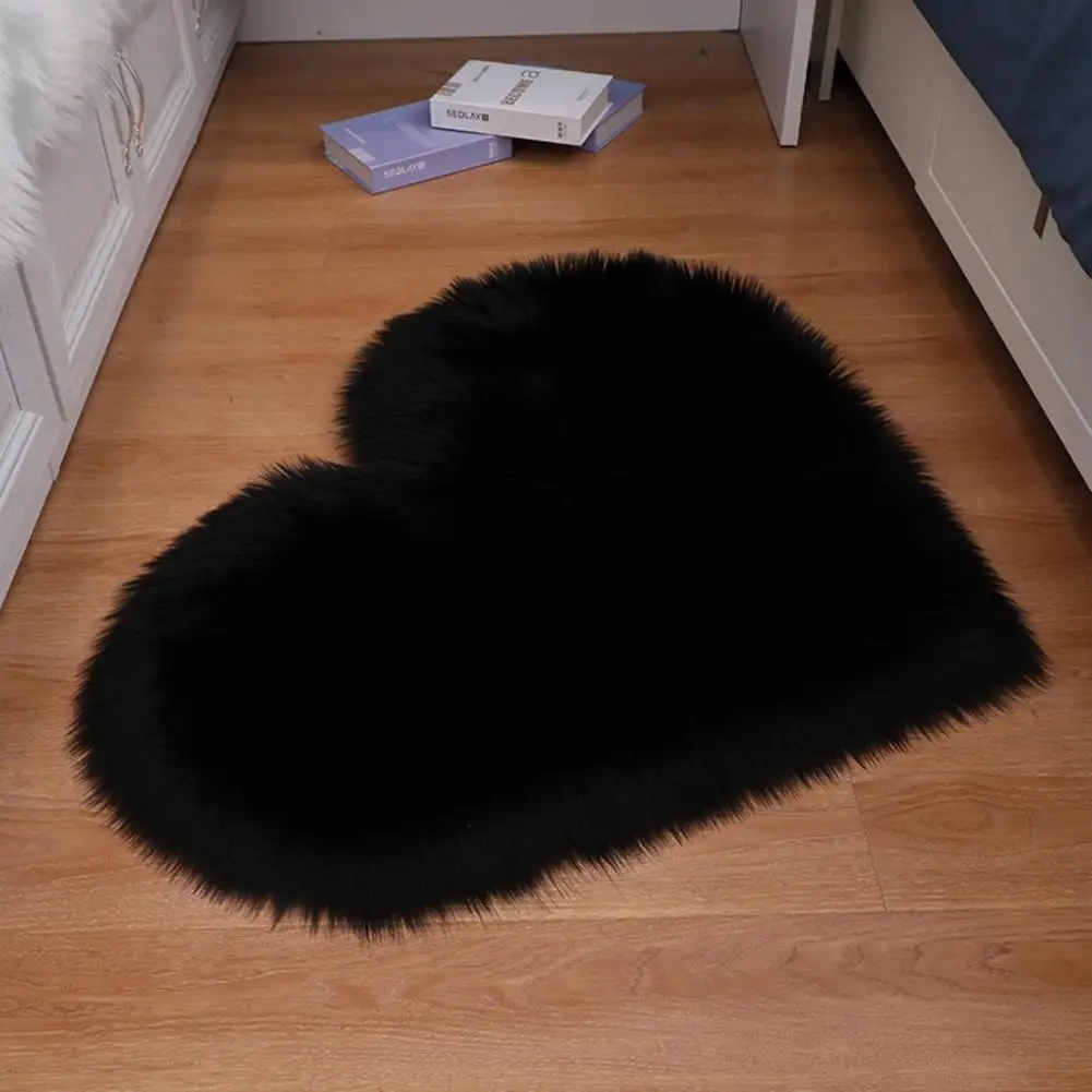 

Great Faux Fluffy Mats Soft Texture Different Sizes Bedroom Wool Faux Fluffy Mats Area Rug Area Rug