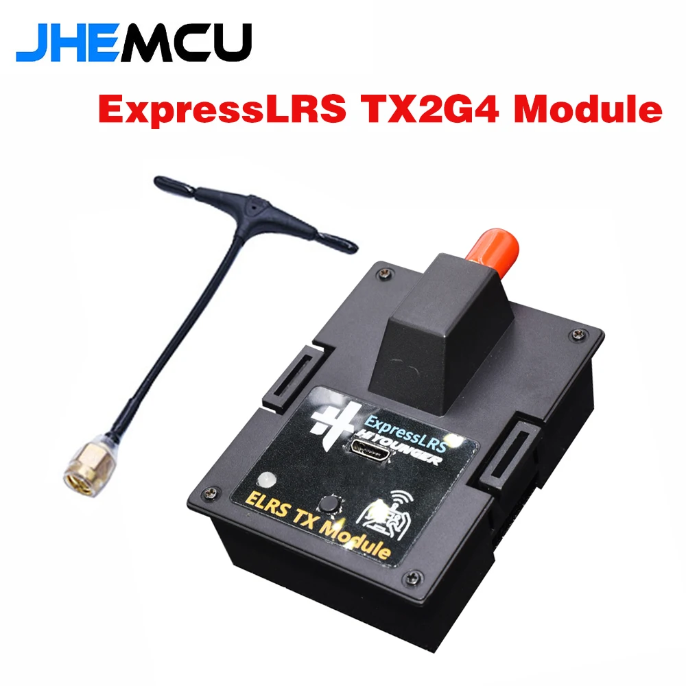JHEMCU ExpressLRS ELRS 2 4 ГГц TX2G4 500 Гц высокое обновление низкая задержка большой диапазон
