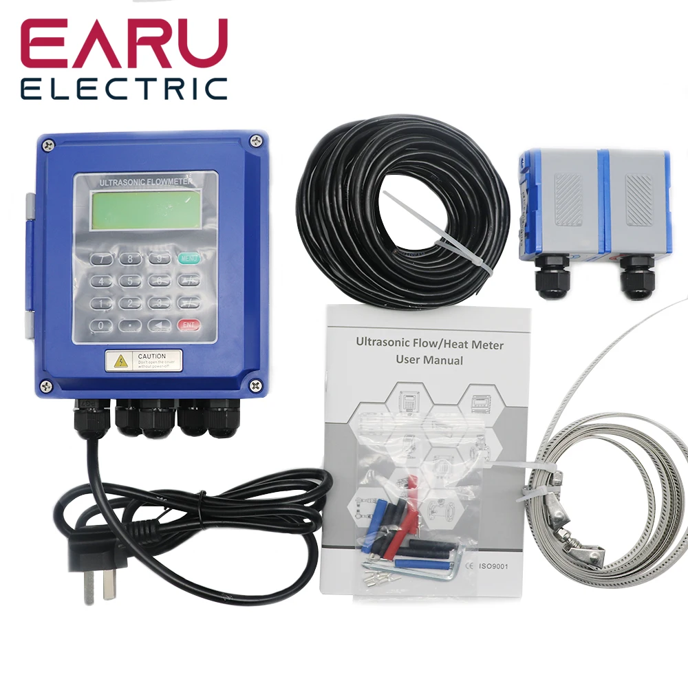 TUF-2000B Настенный ультразвуковой расходомер с зажимом RS485 MODBUS Цифровой расходомер воды и жидкости TS-2 TM-1 TL-1 TS-2-HT TM-1-HT (art.: 3920cd8d268fd) - 3920cd8d268fd