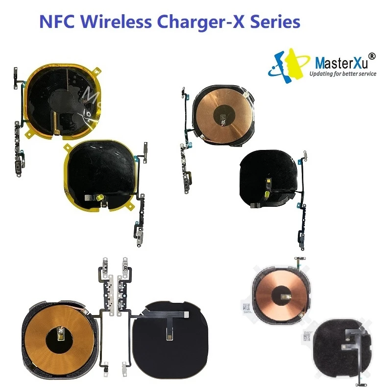 5 шт. MasterXu беспроводной NFC чип катушка Зарядка гибкий кабель питания громкости