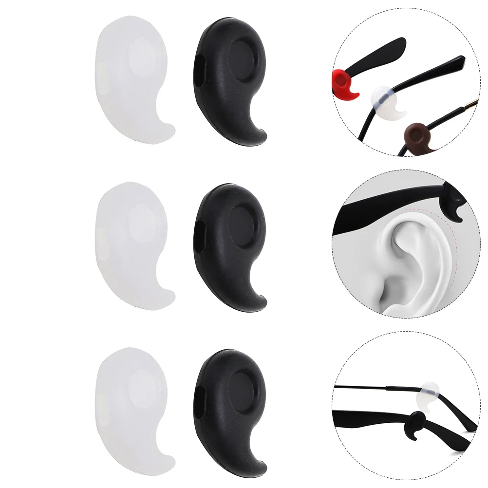 20 пар нескользящих ручек для очков противоскользящий держатель фиксатор