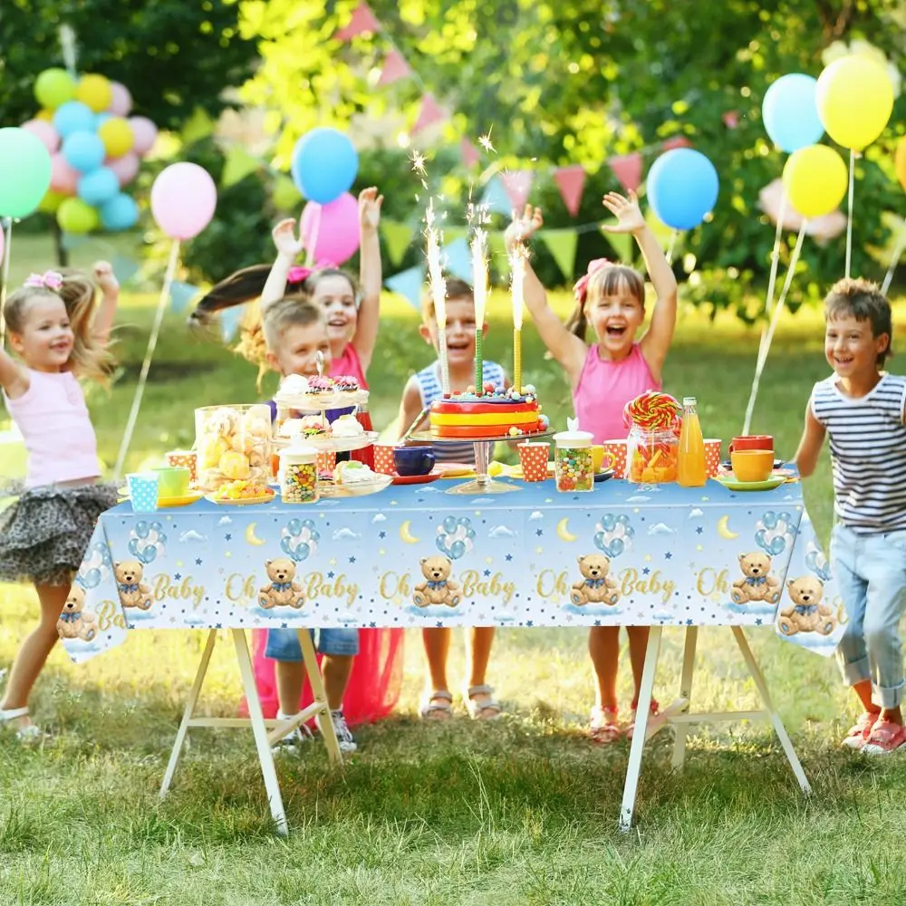 Скатерть плюшевый медведь для будущей матери 54x108 дюймов шар пол репродукция