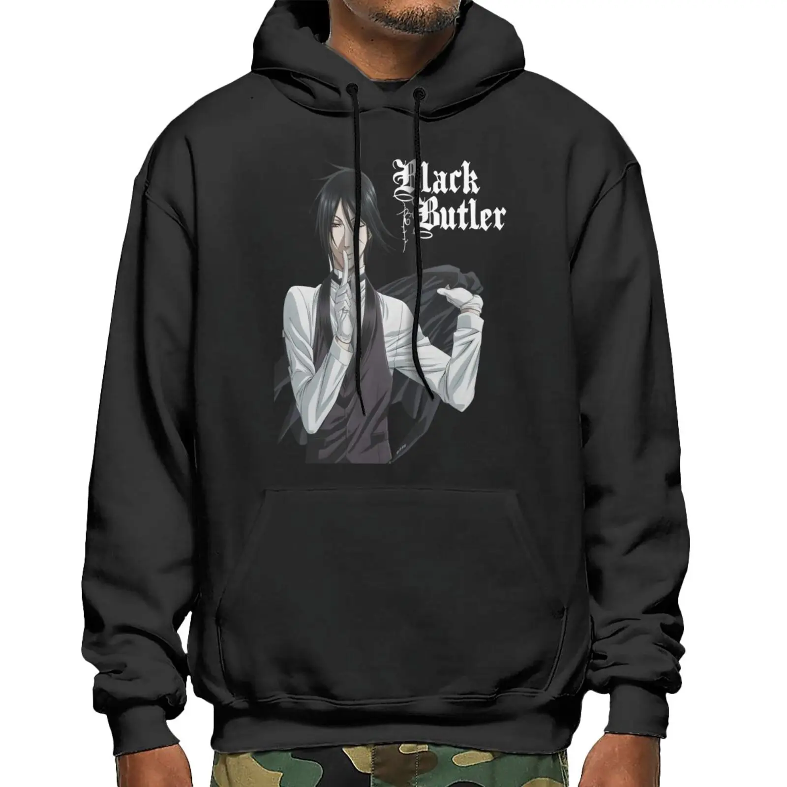 

Kuroshitsuji Butler Sebastian Michaelis Sweatshirts Hoodies Men Hoodie Men's Sweatshirt Oversize Tracksuit Men Hoodies For Men