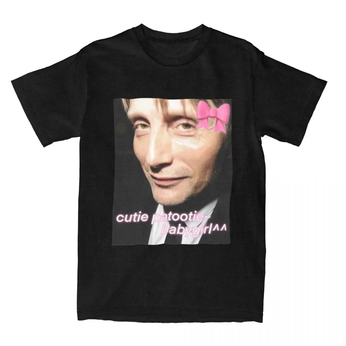 Мужская футболка Mads Mikkelsen Girl новинка хлопковая женская одежда с круглым вырезом