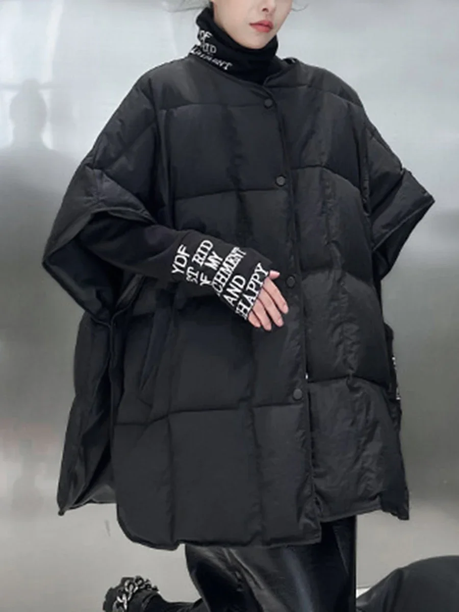 CHICEVER однотонный свободный однобортный теплый жилет для женщин с круглым