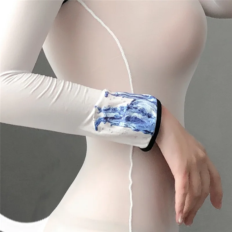 Высококачественный эротический вертикальный топ-тюб сумка юбка хипс одежда для женщин сексуальное белье боди с белым ультратонким силуэтом.