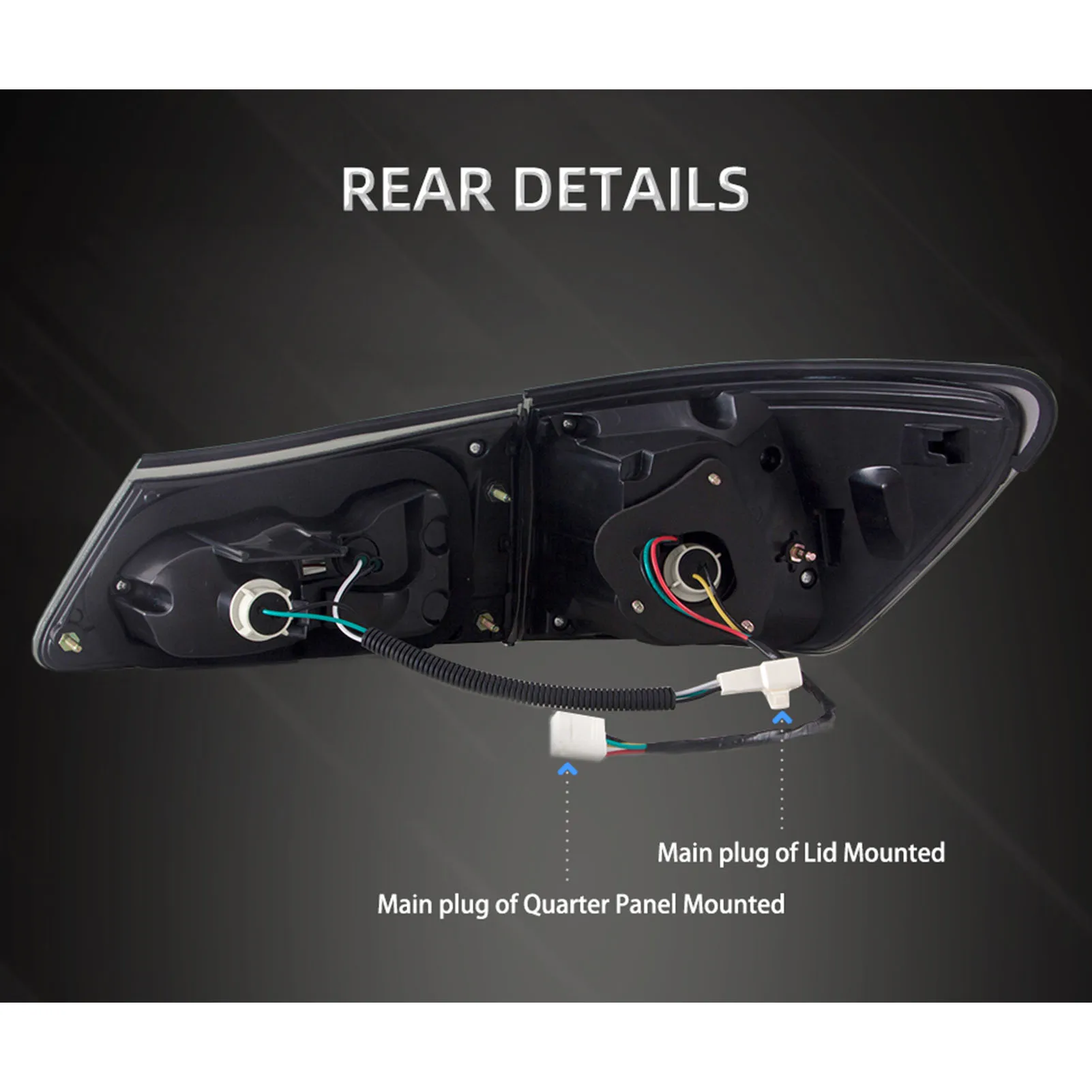 Для Lexus IS250 IS350 XE20 2006-2013 Красная 1 пара левая и правая задняя лампа (art.: 3920c8bc80f08) - 3920c8bc80f08