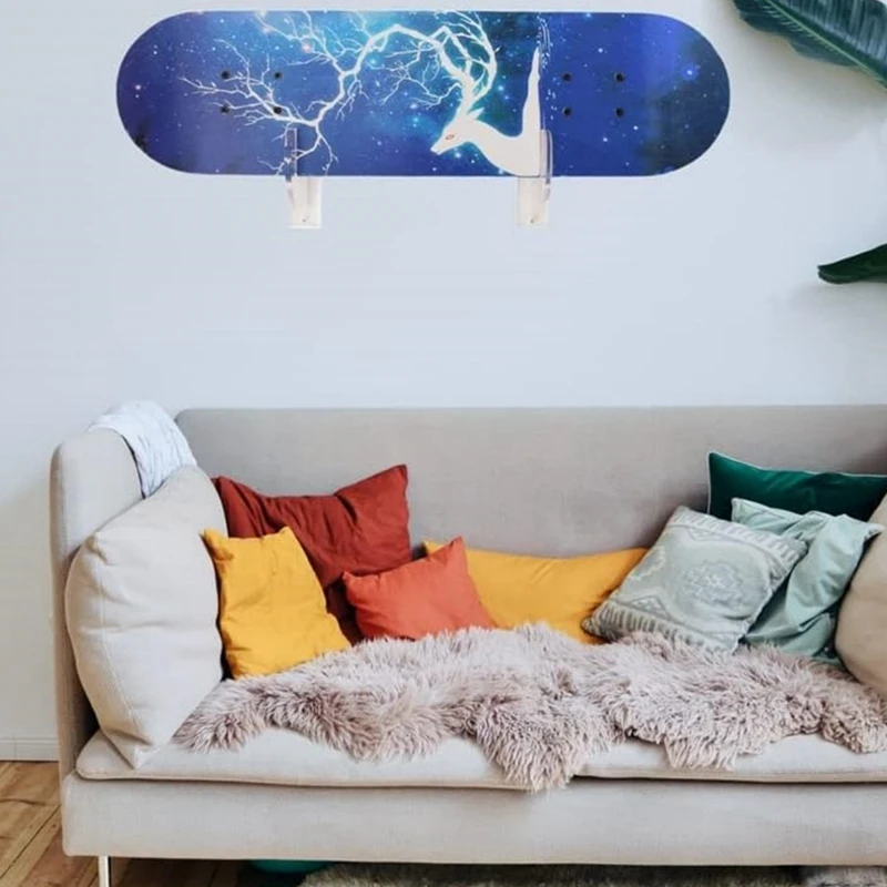 Стеллаж для скейтборда стенной держатель сноуборда вешалка настенный кронштейн