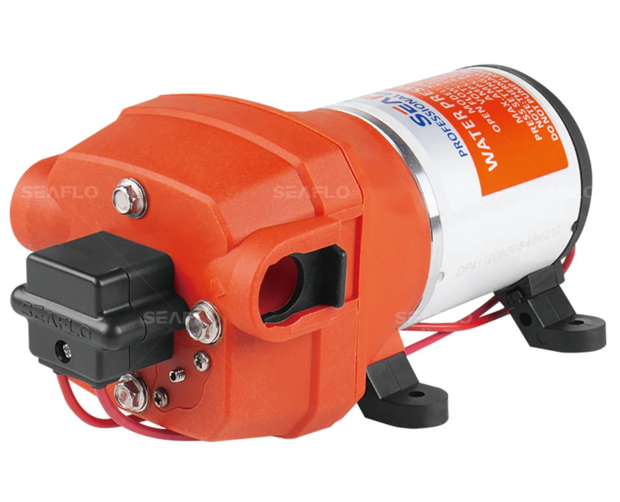 

Серия SEAFLO 41, диафрагменный насос постоянного тока 12В/24В 3-17LPM 17-60PSI, МОРСКОЙ лодочный фургон