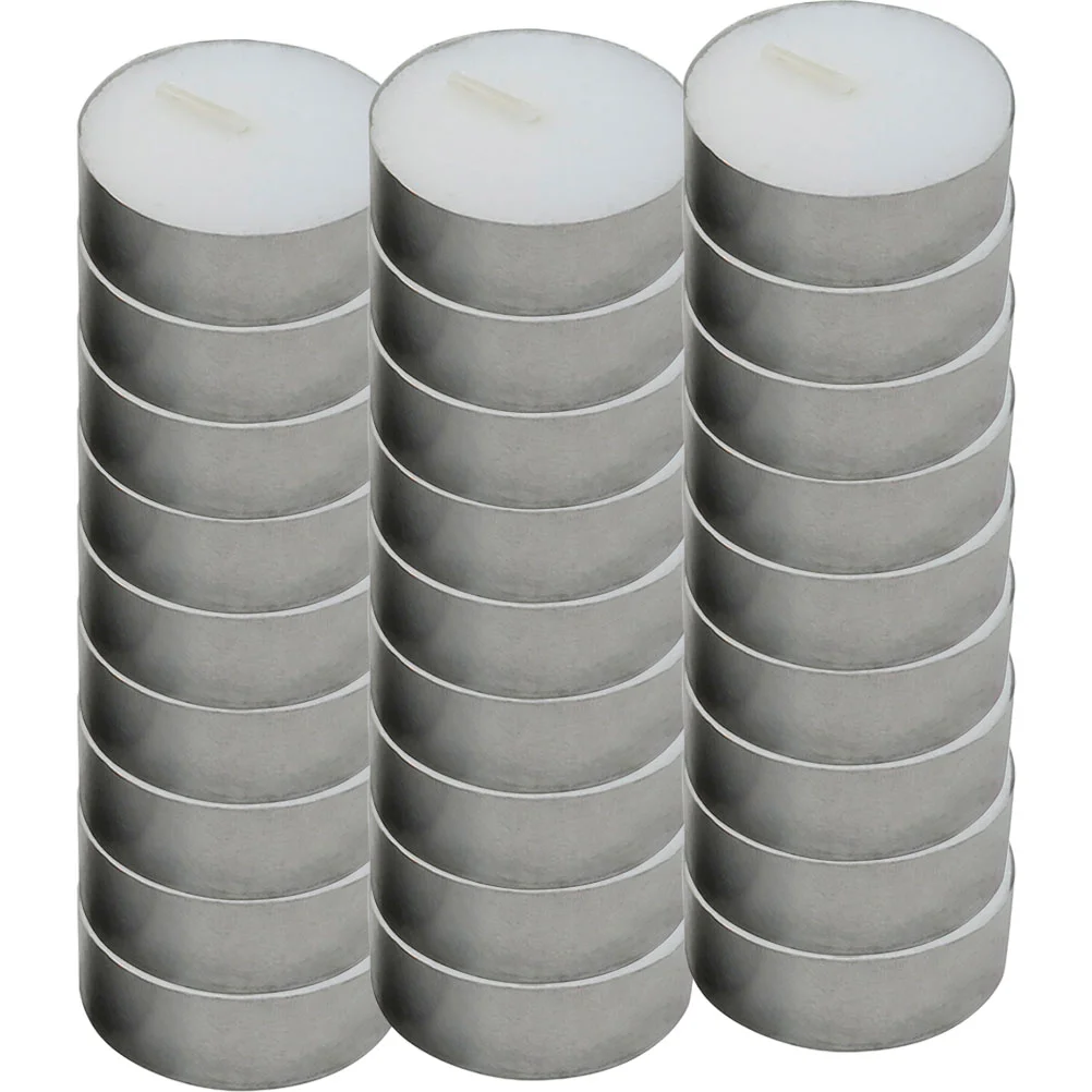 

50pcs Decorative Tea Smokeless Small Round Tealight