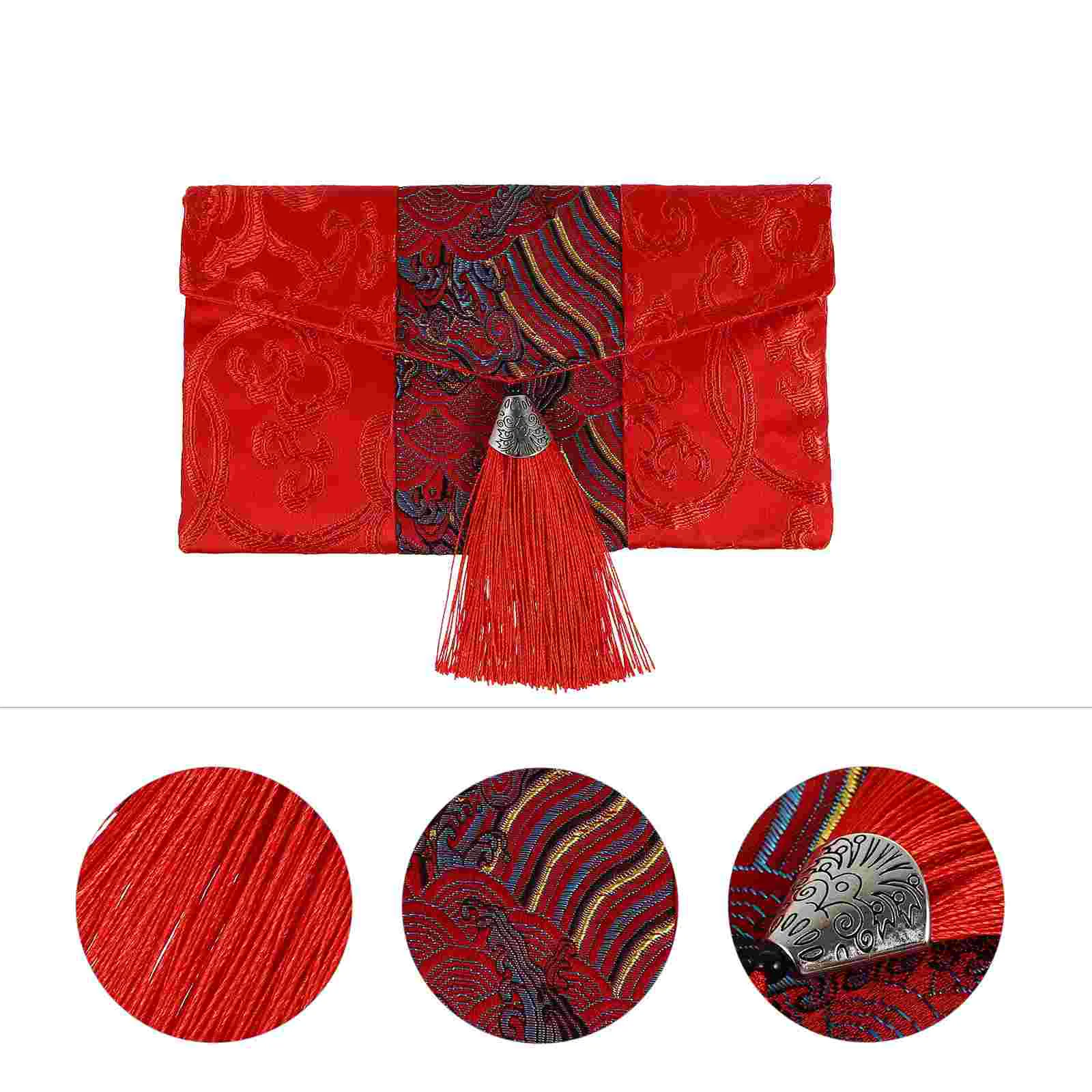 

Red Envelope Money Chinese Year New Lucky Wedding Packet Hongbao Envelopes Gift Cashpocket Pockets Bags Wrap Festival Spring