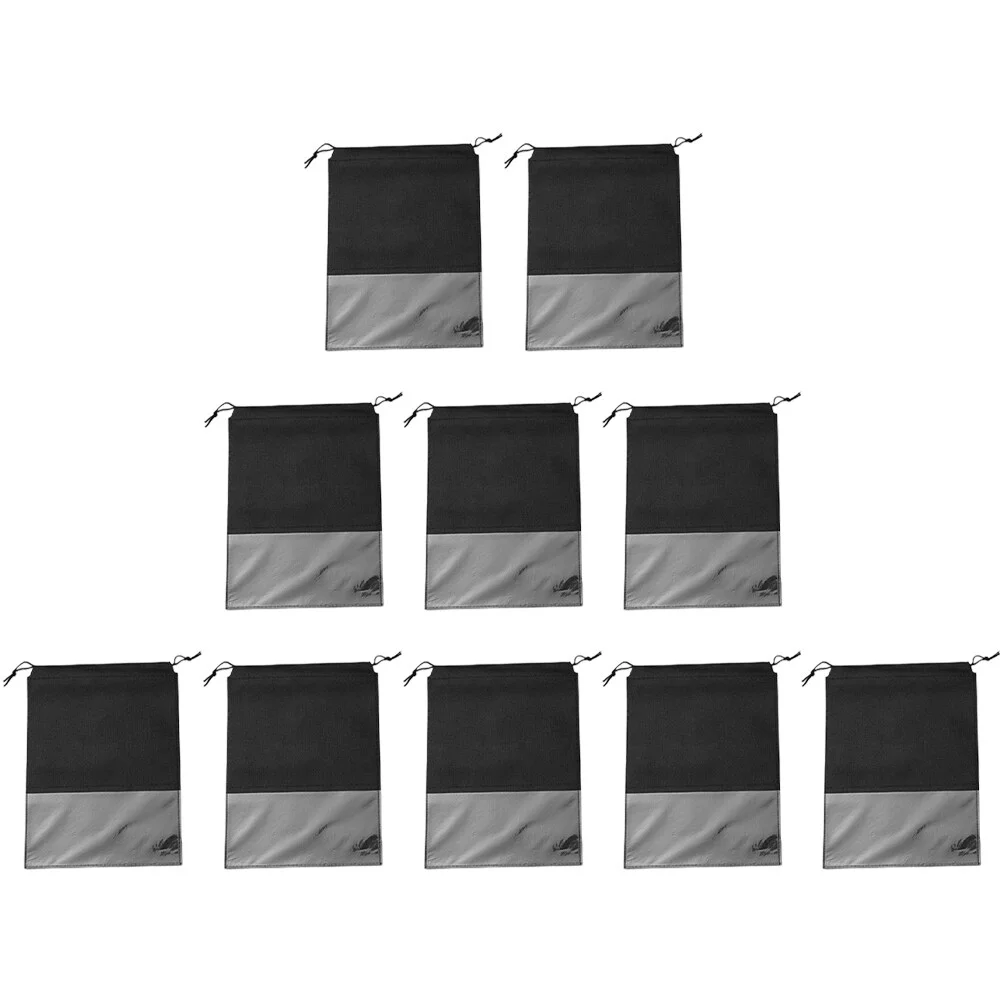 

Holiday Necessities Packing Shoe Bag Portable Travel Organizer Bags Drawstring Pouch Shoes Storage Clear