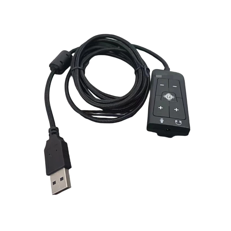 USB-адаптер M17B внешняя звуковая карта разъемы для наушников и микрофона 3 5 мм Cloud2 7 1