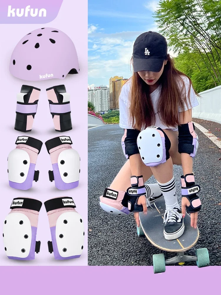 Kufun Sport Protective Gear Set Knee Pad Elbow Skateboard Sk