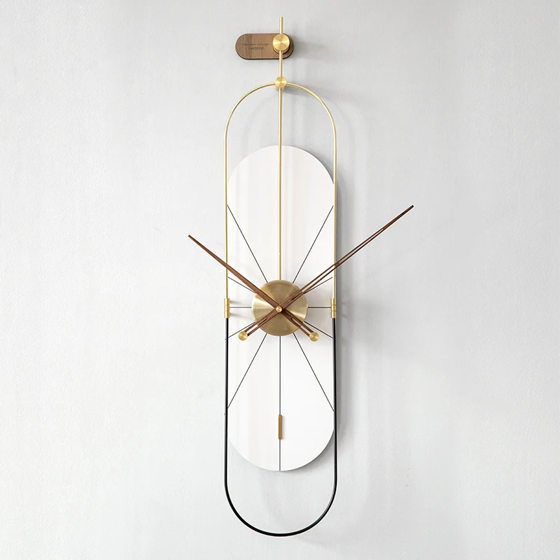 

Silent Large Watch Wall Minimalist Home Design Green Nordic Luxury Hall Watch Wall Mechanism Orologio Da Parete Wall Decor