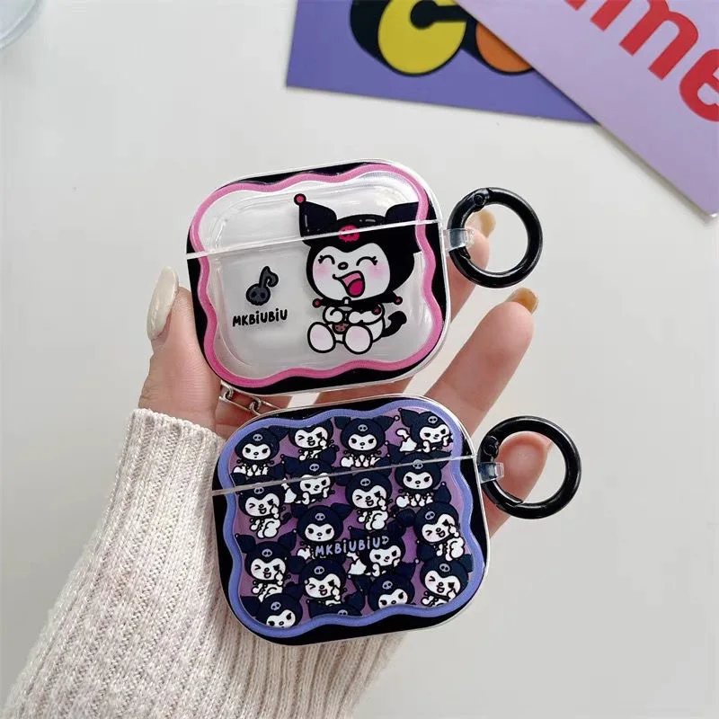

Sanrio Single Kuromi Multiple Kuromi Case for Apple AirPods 1 2 3 Pro 2 Cases Cover For IPhone Bluetooth Earbuds Earphone Case