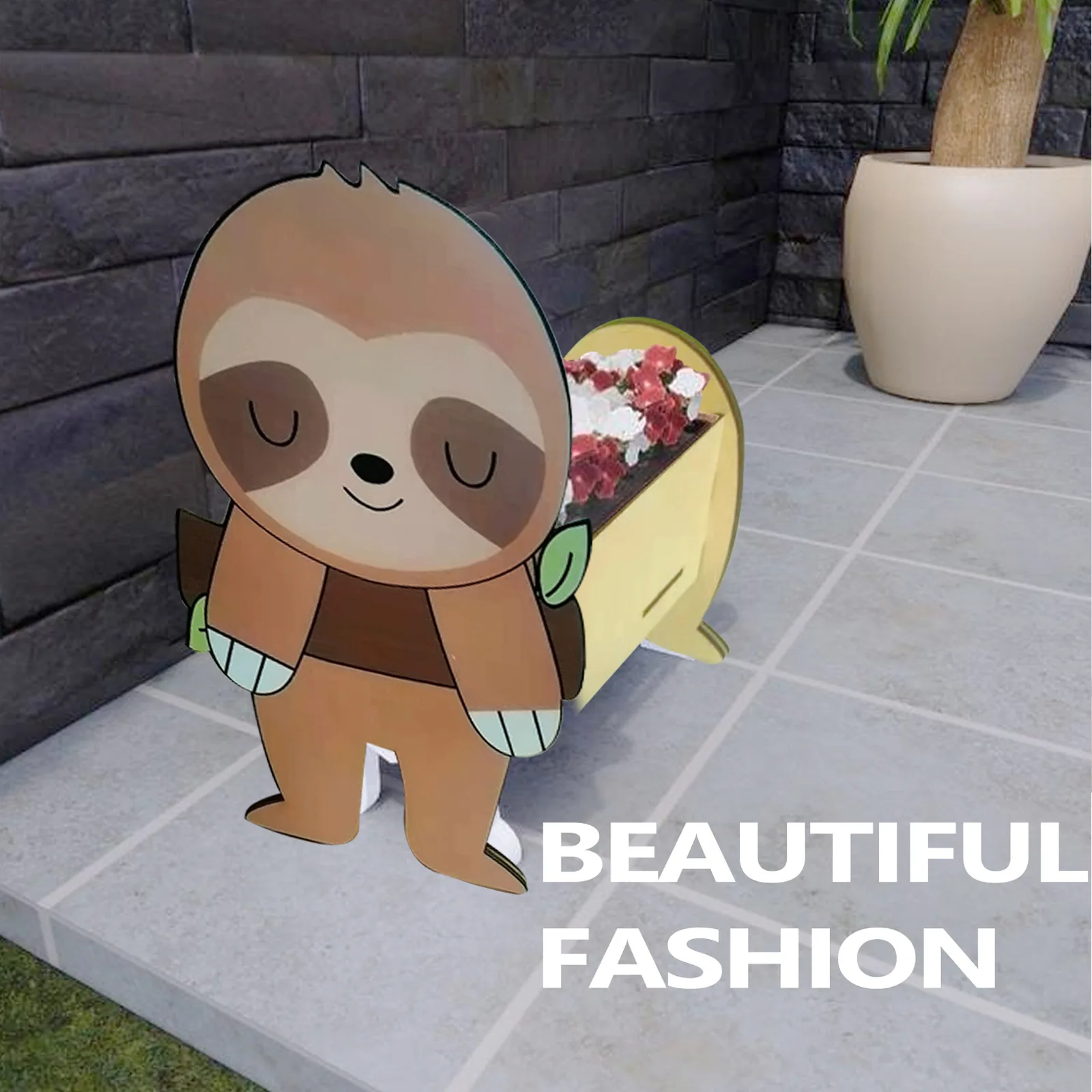 

Flower Pot Creative Cartoon Animal Design Succulent Plant Pot for Living or Artificial Plants Indoor Outdoor Garden Decoration