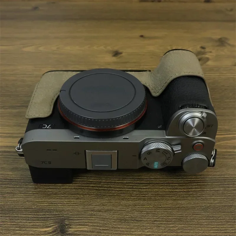 Получехол для камеры A7CII основание из искусственной кожи Sony A7C2 A7C Mark II защитная
