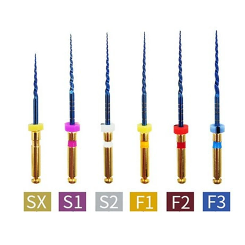 6 шт./коробка стоматологические гибкие трубки из никелевого титанового сплава