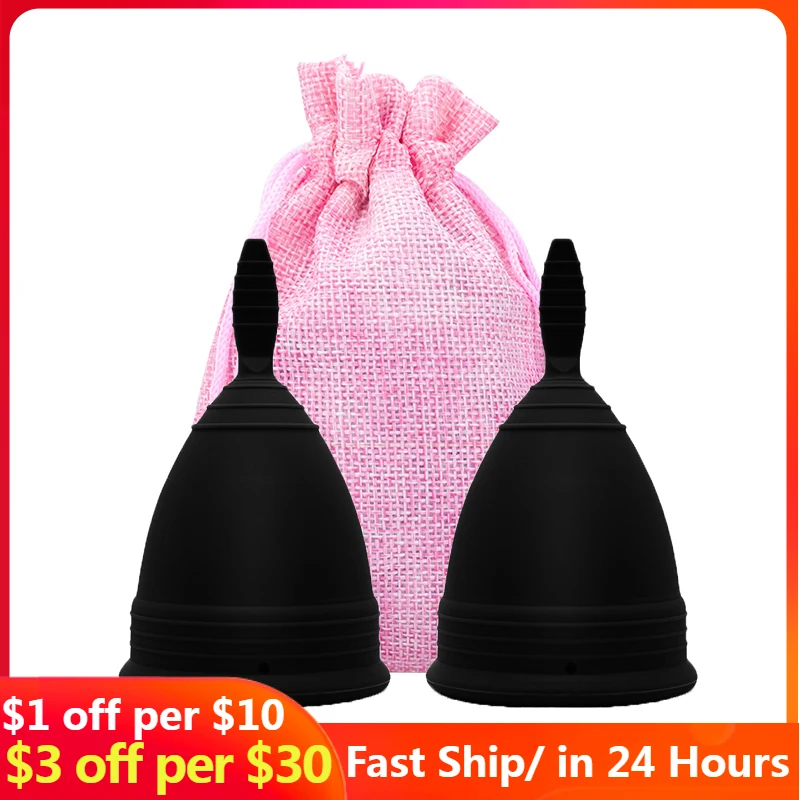 

Upgraded Silicone Menstrual Cup Lady Period Cup Medical Grade Silicone Feminine Hygiene Copa Menstrual Reusable Menstrual Cup