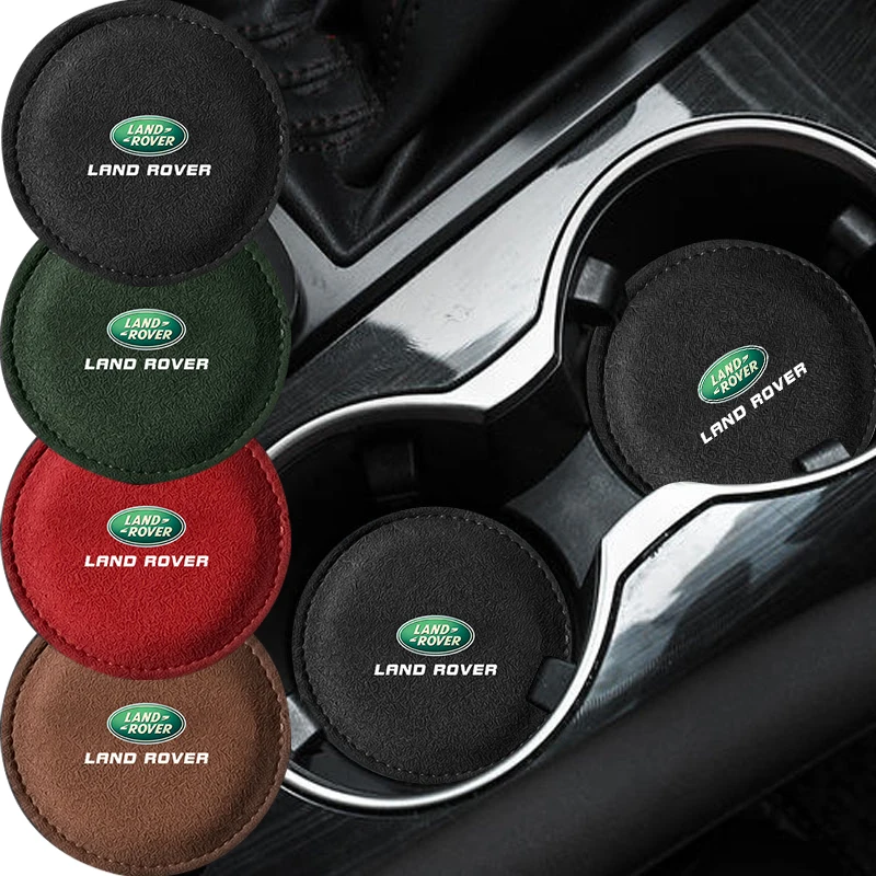 

1PCS Car Coaster Cup Holder Water Cup Anti-slip Mat For Land Rover Range Hat Series 3 Defender Discovery 2 3 4 5 Sports Lr3 Lr2