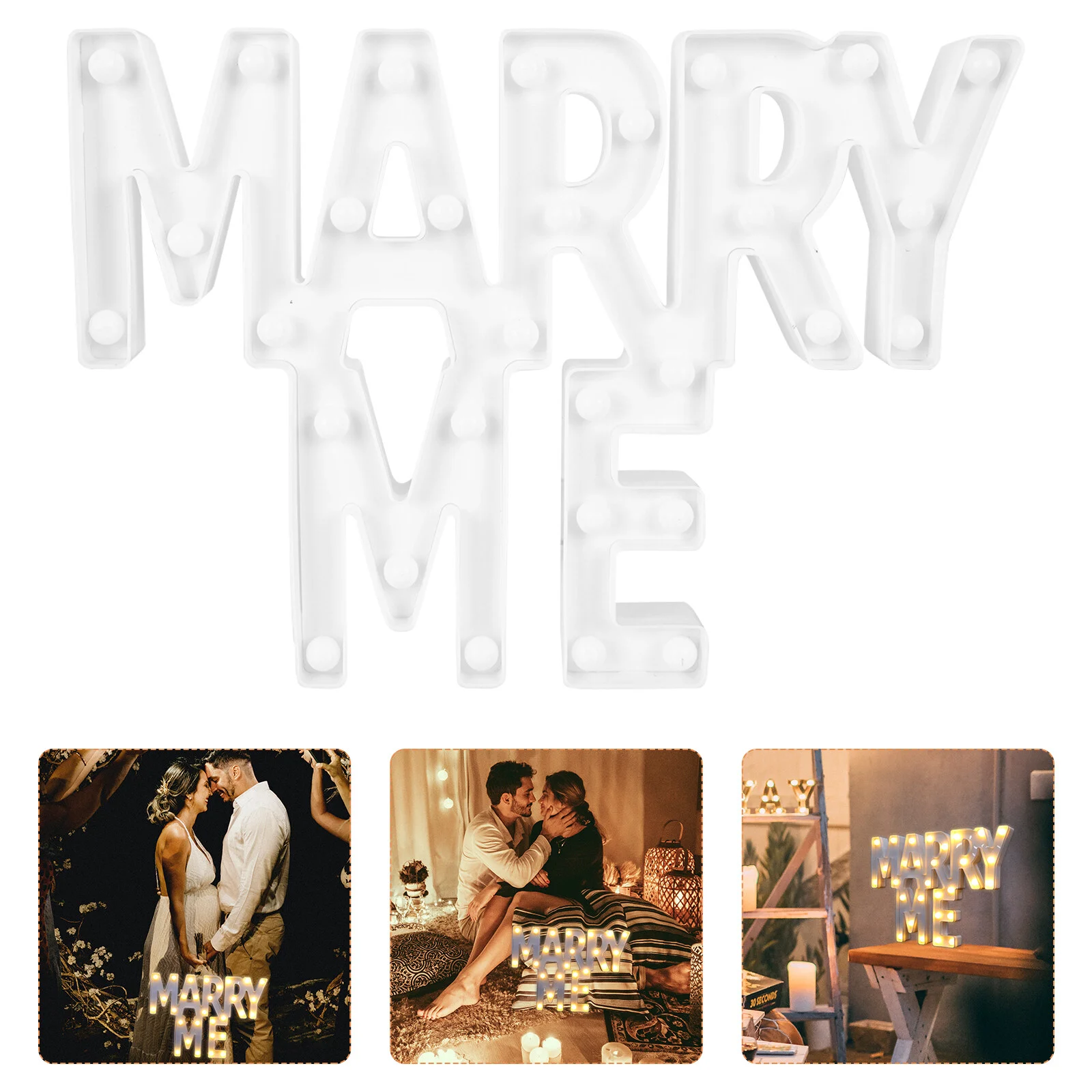 

Marry Me Letter Lights Modeling Light Romantic Lamp Proposal Lighting Decor Desktop Decoration Stylish Scene