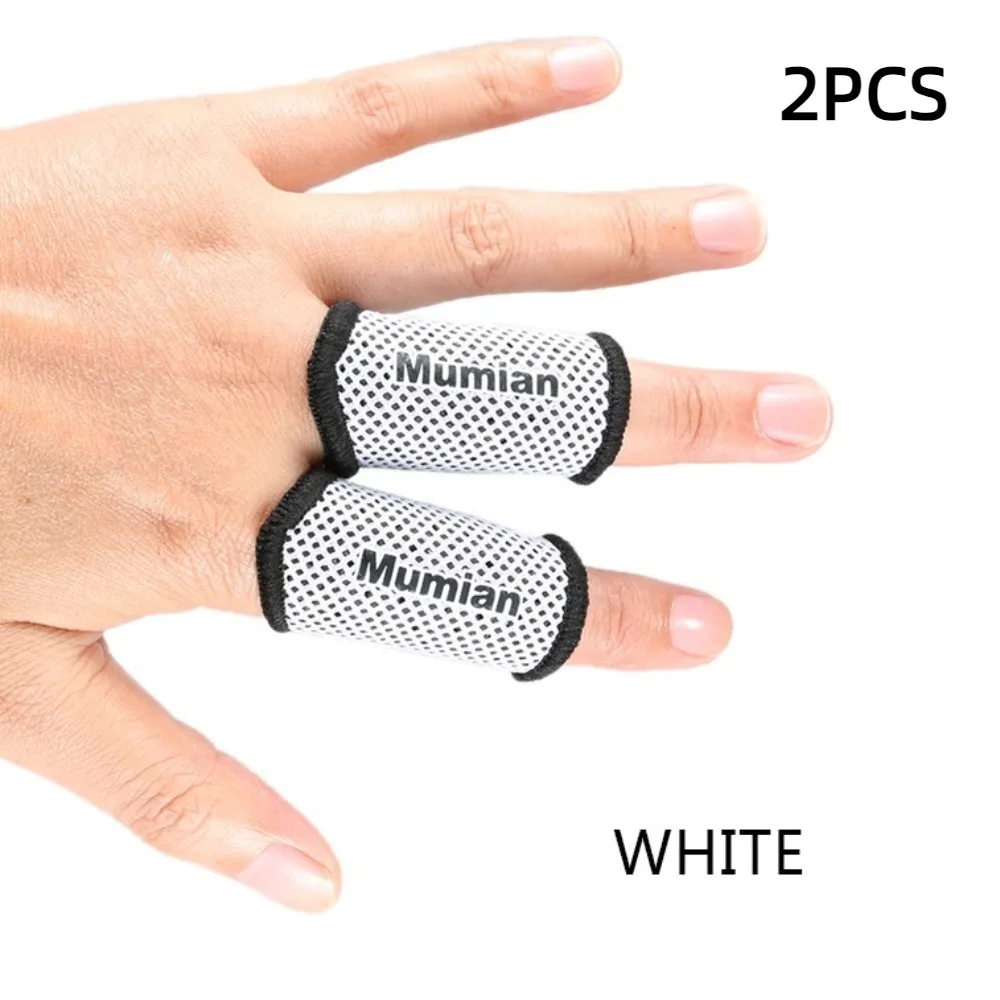 

2 шт., эластичный рукав для поддержки пальцев, износостойкий дышащий защитный кожух для пальцев, сетчатый яоск для пальцев, спортивный