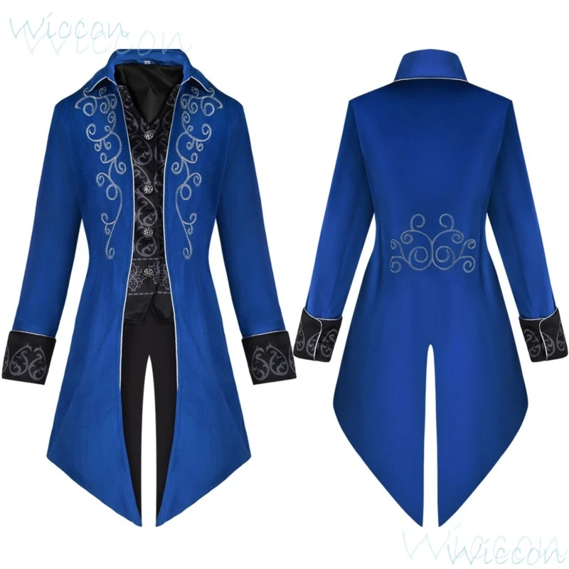 Средневековое платье Тюдоров мужской смокинг на Хэллоуин костюм средневекового