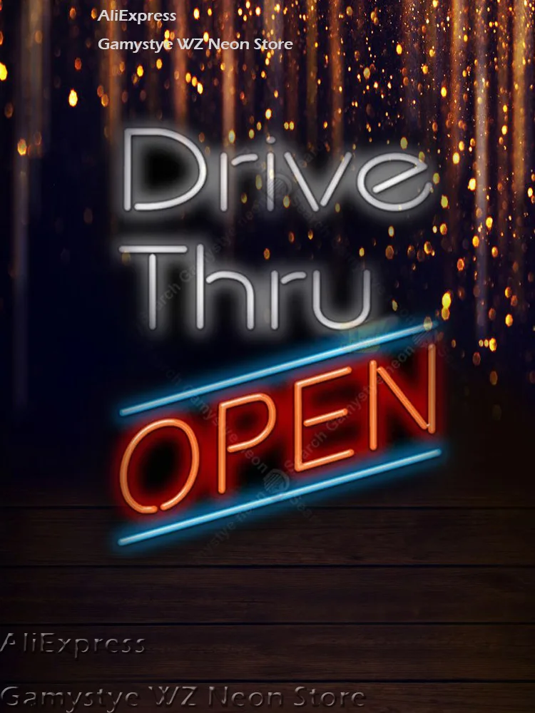 

OPEN Neon Sign Custom Gifts Really Glass Neon Light Wall Sign Bedroom Decor Hanging Business Shop Glass Neon Sign Lights