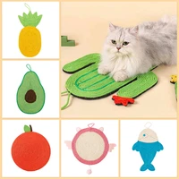 wear resistant pet scratching board cat scratcher toy sisal rope kitten toy protecting furniture claw scraper cat accessories