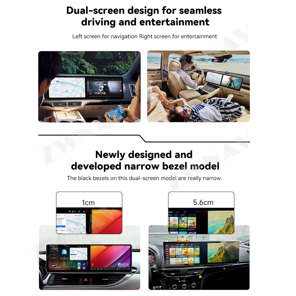 Фото Автомобильный радиоприемник, беспроводной Carplay для BMW X1 F48 F49 2016-2019 EVO, двойной экран, GPS Navi Andriod, автомультимедийный плеер, головное устройство 4G №4