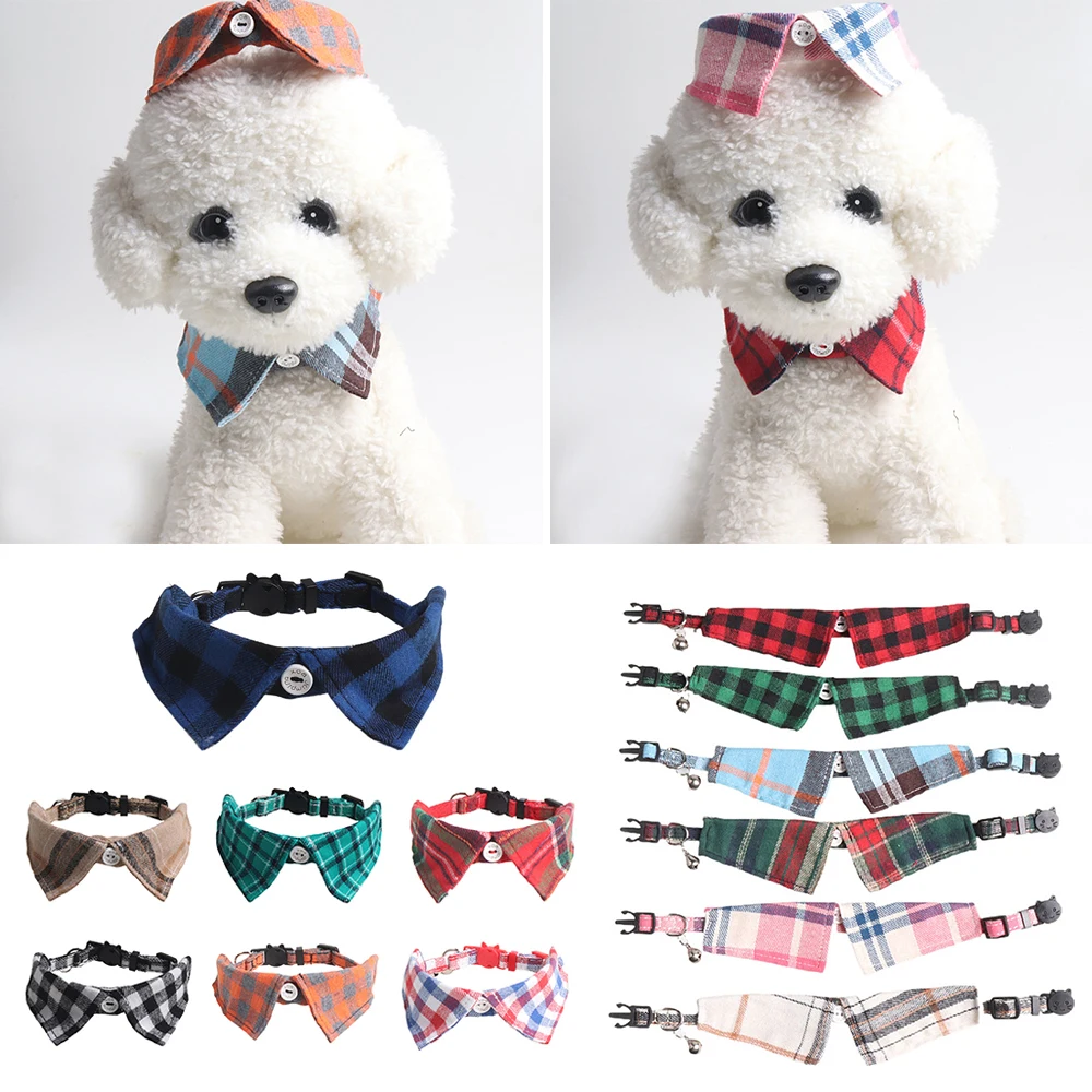 

Pet Collar Bowtie Suit Bow Tie Pet Accessories Collar Dog Collar Gentlemanly Classic Adjustable Comfortable Small Cat Collar 1cs
