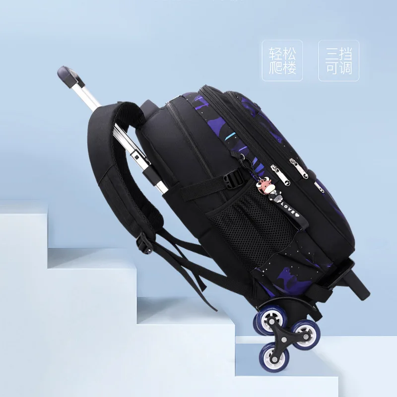 Trolley Children School Bags Mochila Kids Backpacks With Wheel Trolley Luggage For Girls Boys backpack Escolar Backbag Schoolbag