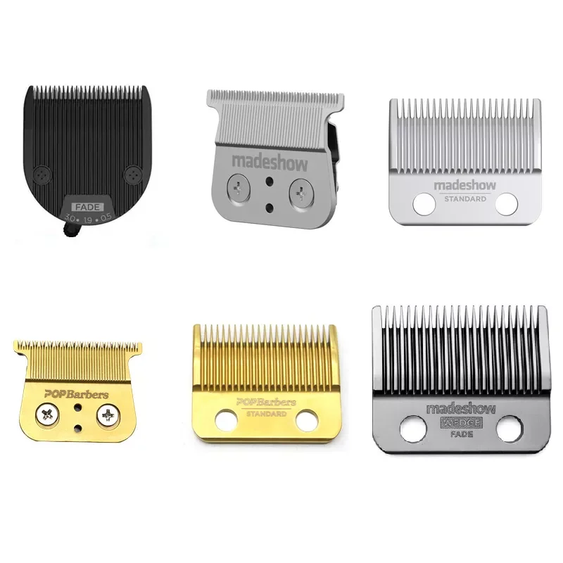 

NEW2023 Madeshow M5f Fade Blade Professional Hair Clipper Blade StandardSet for Wahl's Pro Ion, Iron Horse, and Deluxe U-Cl