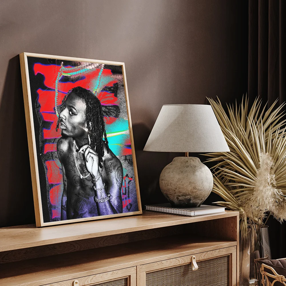Рэпер Музыка Звезда Playboi Carti Классические Винтажные Плакаты Decoracion Живопись