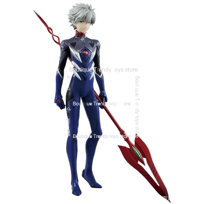 Фото Оригинальные фигурки Bandai Ichiban Kuji по аниме «Евангелион»: Нагиса, Кацуру, Аянами Рей (ПВХ, коллекционные модели) №2