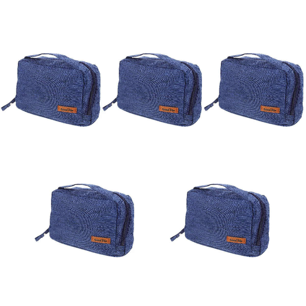 

5x Home Electronic Organizer Bag Headphone Bag Data Bag Data Storage Bag for Hiking Storage Outdoor
