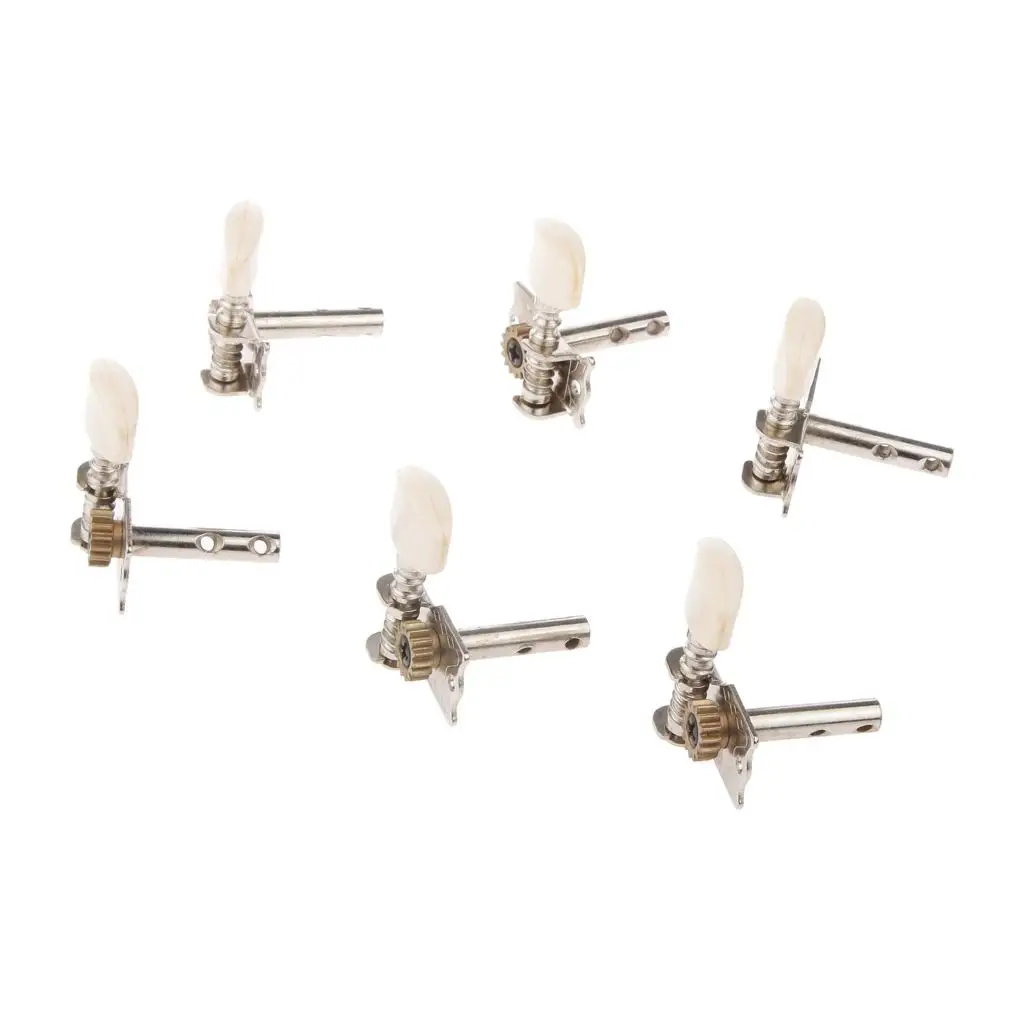 

3R+3L Square Shape Button Machine Heads Tuners Tuning Pegs Set for Guitars