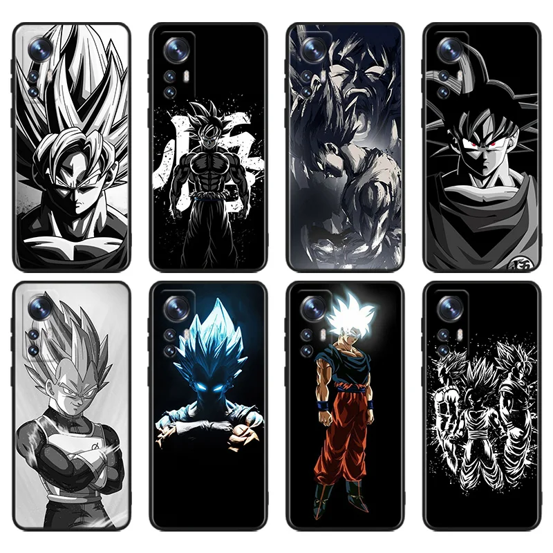 

Art Dragons Balls Vegeta Phone Case For Xiaomi Mi 13 10S 10 9T 9SE 8 Mix Play A3 A2 A1 CC9E Note 10 Lite Pro Black Cover