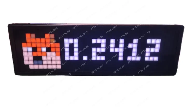 Цифровой дисплей для рынка валюты биткоина демонстрация криптовалюты в режиме