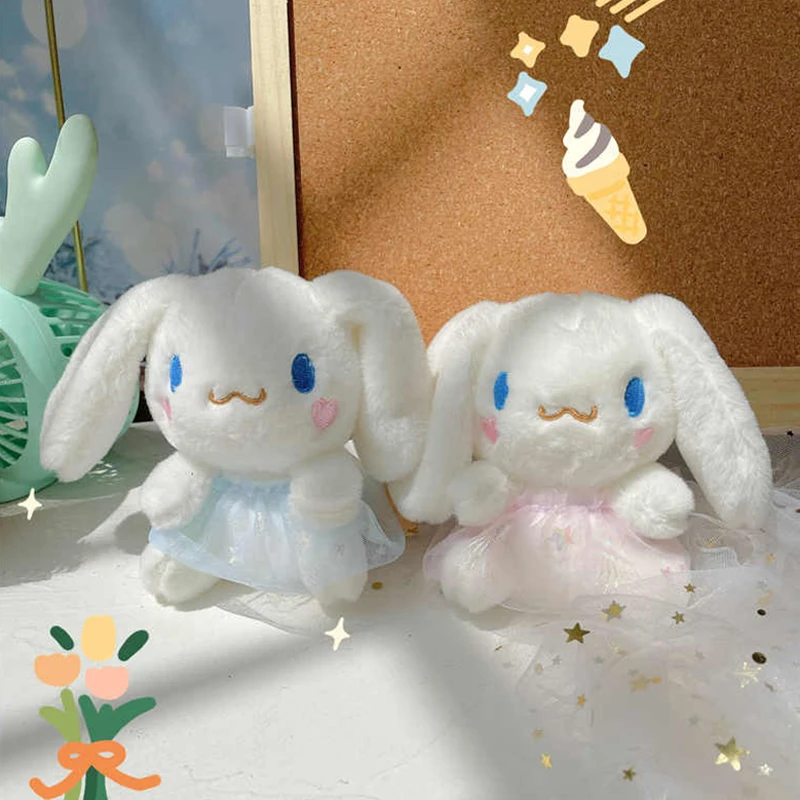

Брелок для ключей Sanrio в виде юбки плюшевый, милая детская кукла, модный подарок
